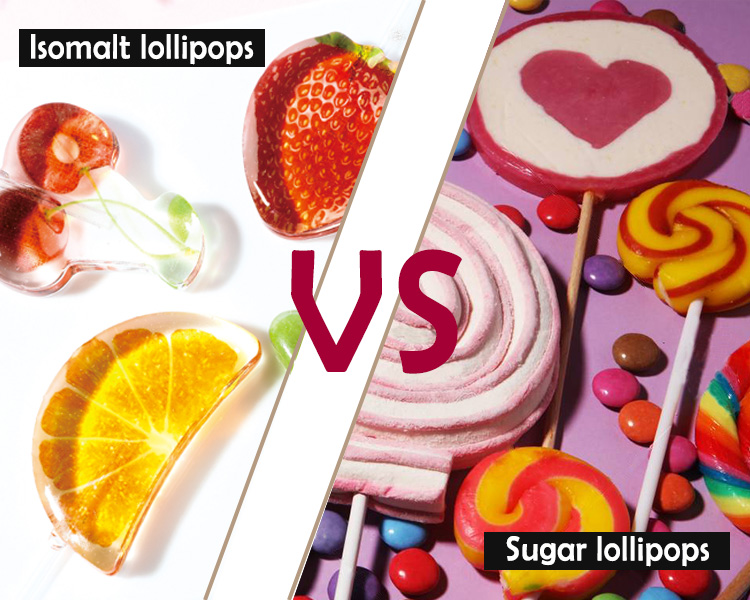 Isomalt Lollipop vs Sugar Lollipop | Delicioso 3D, 4D Lollipops